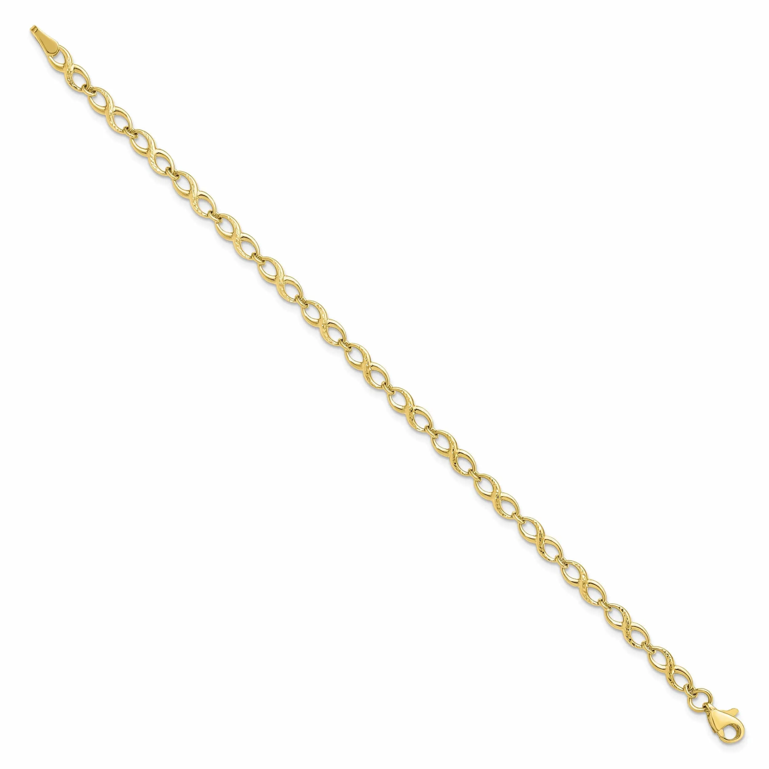 10k Yellow Gold Polished Bracelet