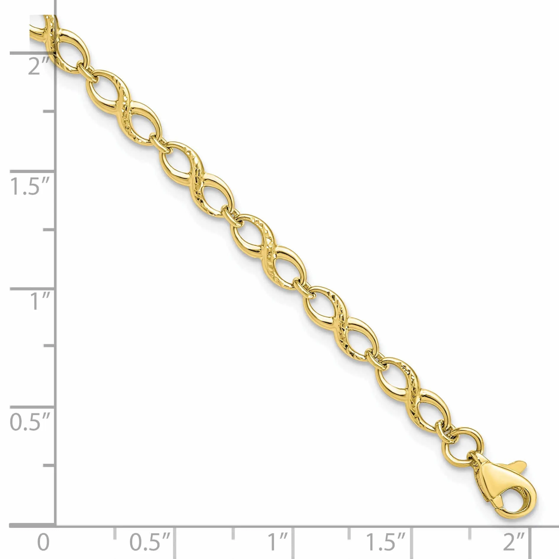 10k Yellow Gold Polished Bracelet