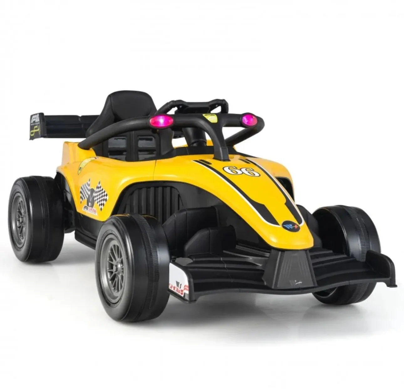 2025 New 12V Formula 1 Style Racing Ride On Car 1 Seater Upgraded | Lights | Horn | Music | USB Ready | Rear Shocks | Big Seat | Seatbelt | Remote