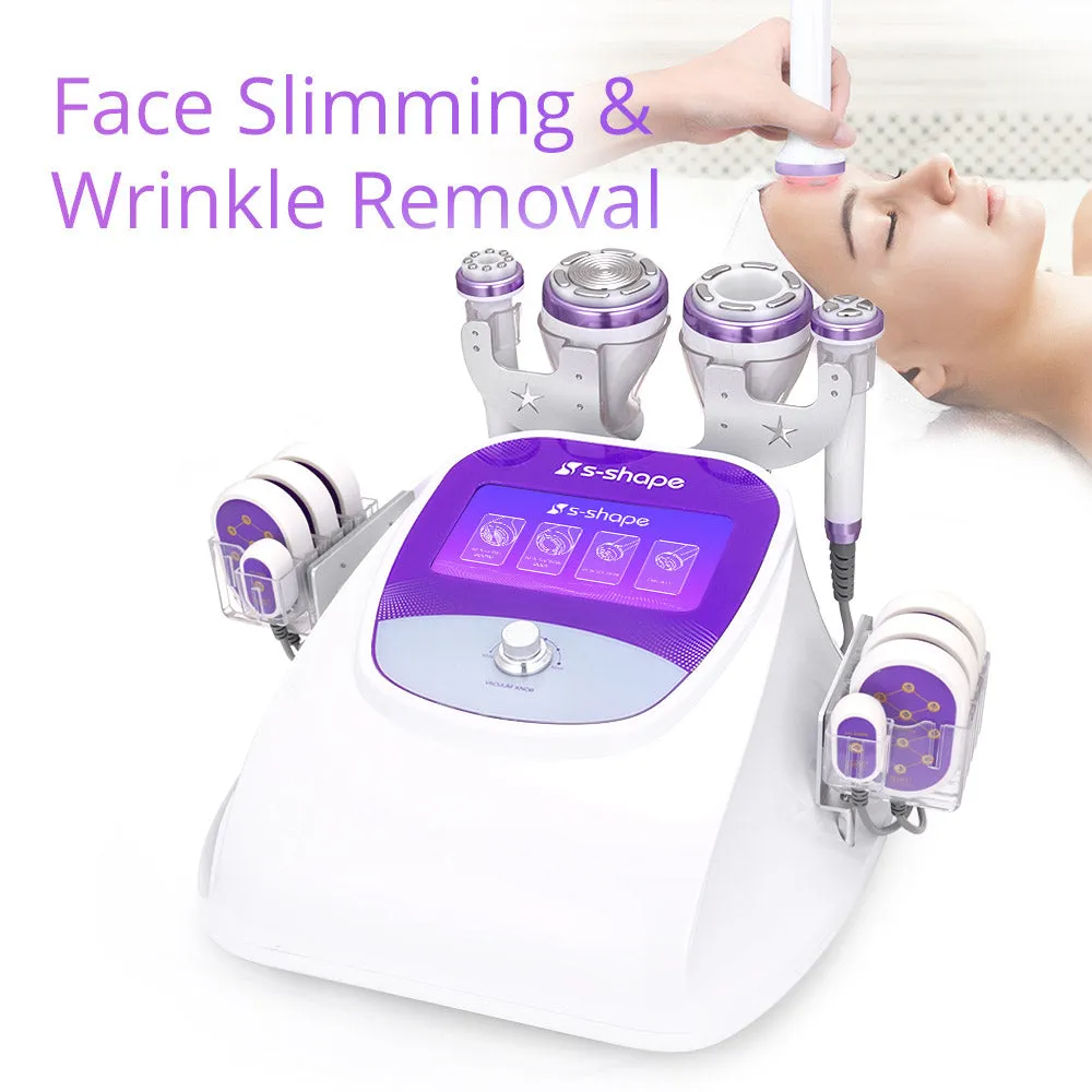 30k Ultrasonic Cavitation Machine S-Shape with 5MW Lipo Laser