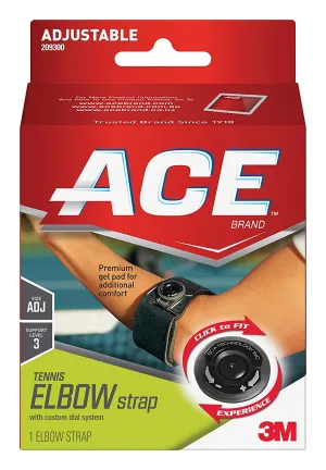 ACE 209300 Custom Dial Elbow Strap, Box of 12