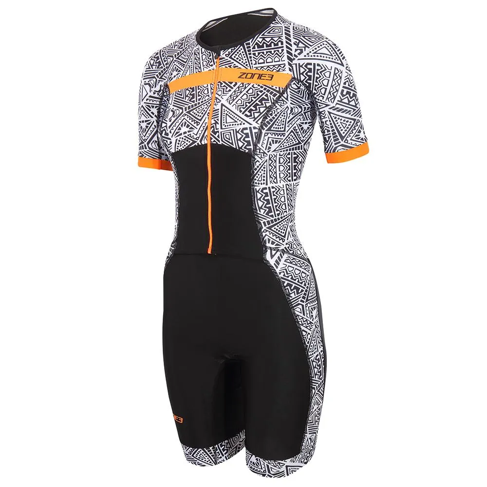 Activate  Short Sleeve Full Zip Trisuit