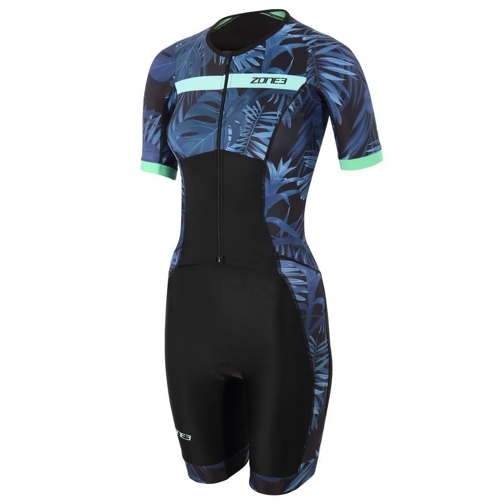 Activate  Short Sleeve Full Zip Trisuit