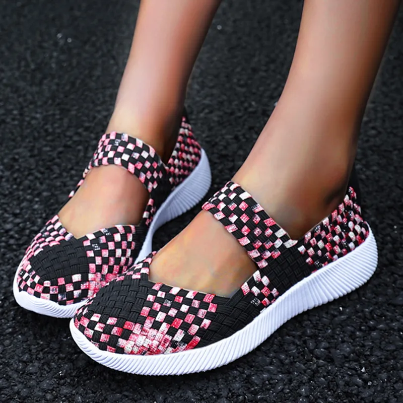 Alma Breathable Comfortable Pattern Fashion Sneakers