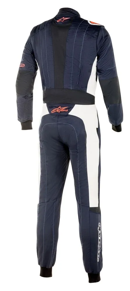 ALPINESTARS 3354020_7134_44 GP TECH v3 Racing suit, FIA 8856-2018, navy blue/red, size 44