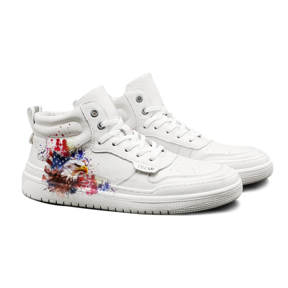 American Flag Eagle High Top Sneaker