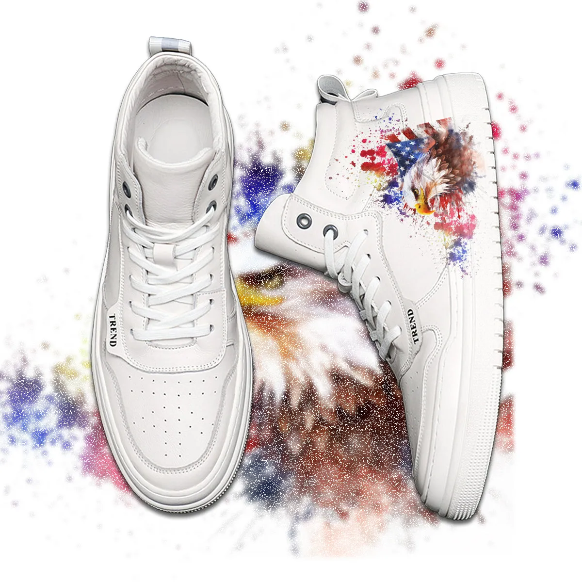 American Flag Eagle High Top Sneaker