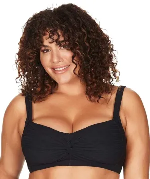 Artesands Aria Botticelli Twist Front C-DD Cup Bikini Top - Black