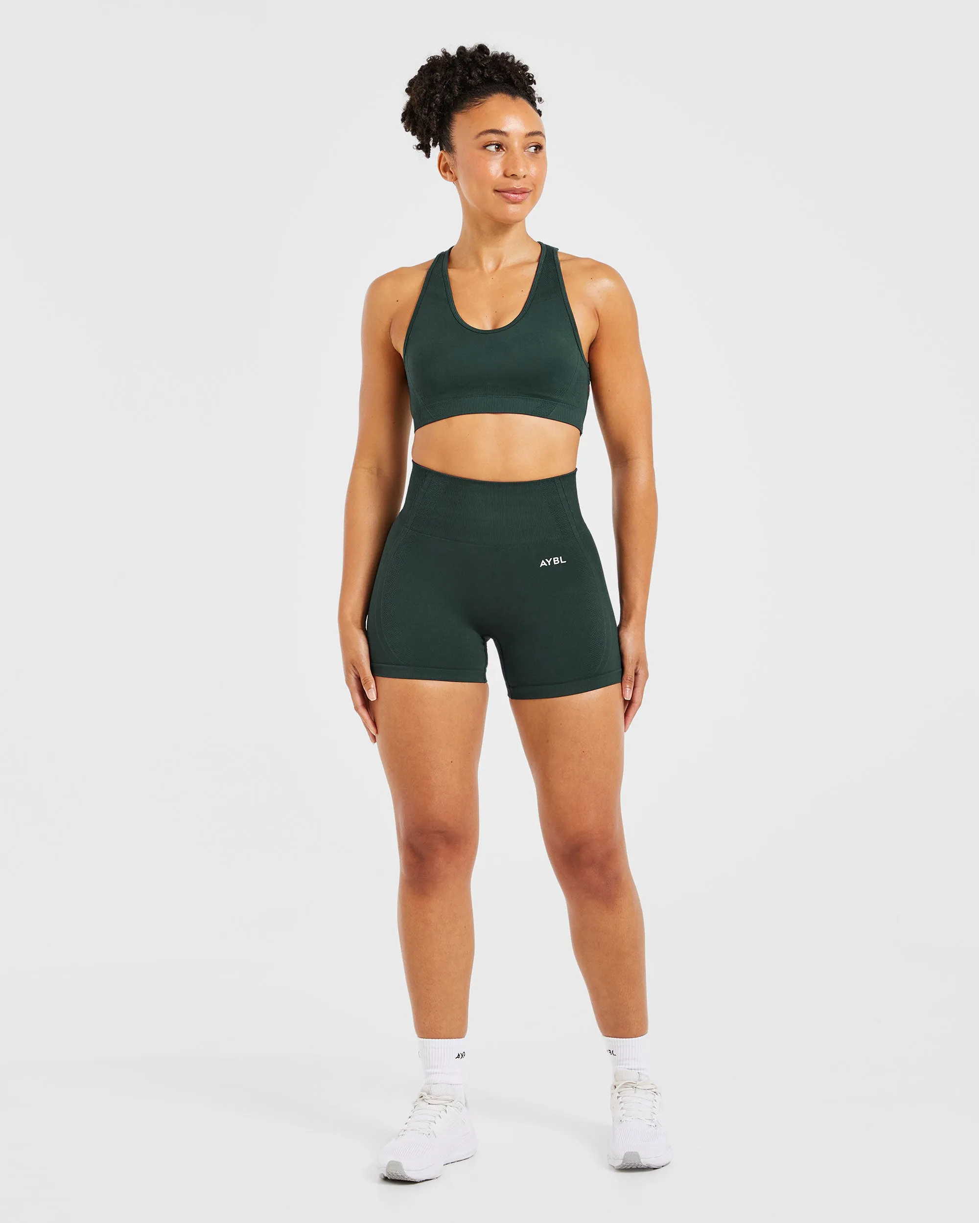 Balance V3 Seamless Shorts - Dark Green