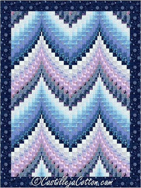 Bargello Frost Quilt Quilt Pattern CJC-53773 - Paper Pattern