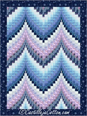 Bargello Frost Quilt Quilt Pattern CJC-53773 - Paper Pattern