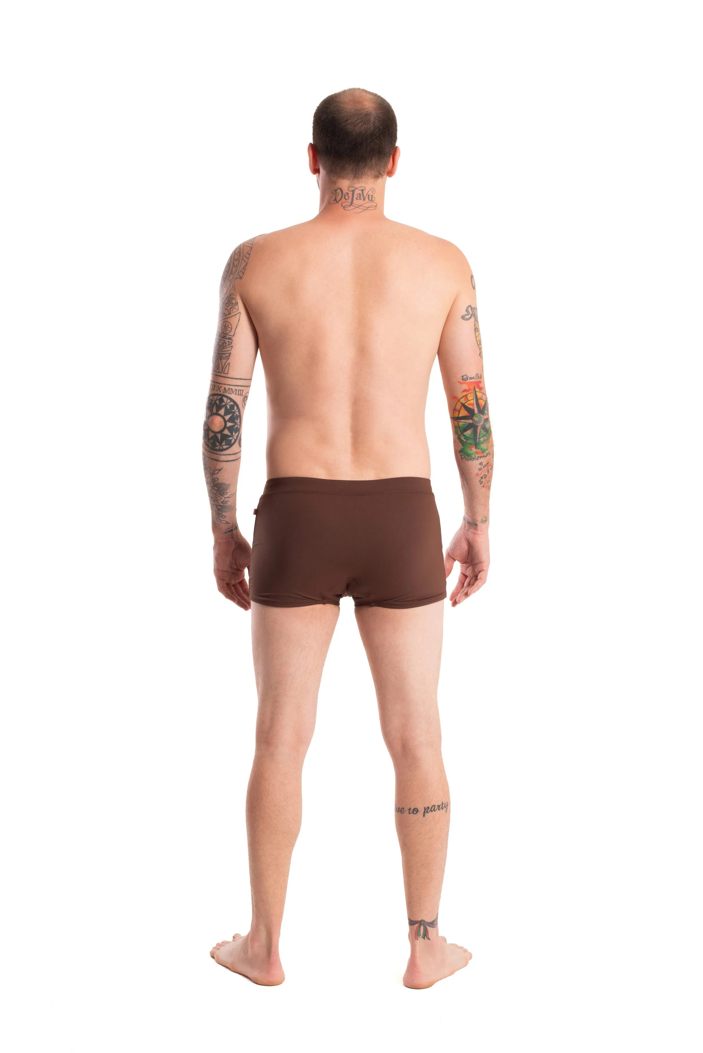 Brazilian Style Trunks, Brown, Cool Form Light