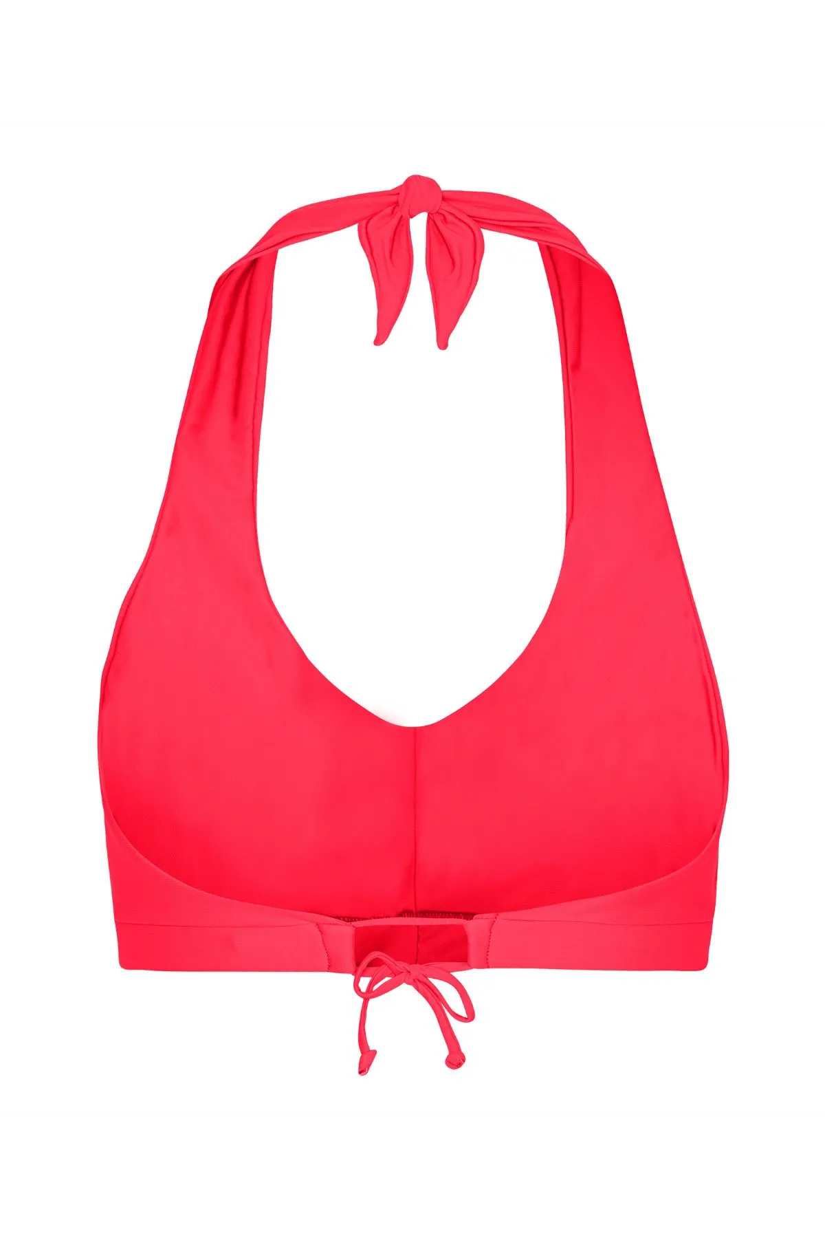 Bukit Halterneck Bikini Top Heat