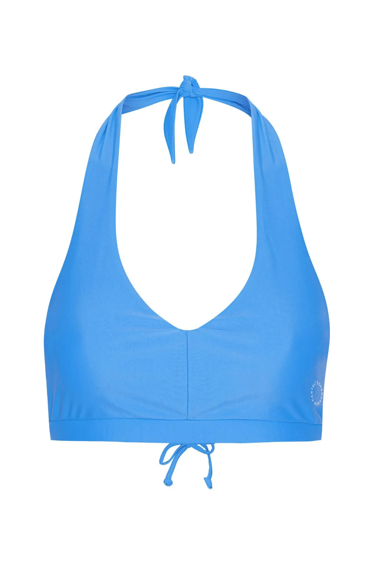 Bukit Halterneck Bikini Top Sea