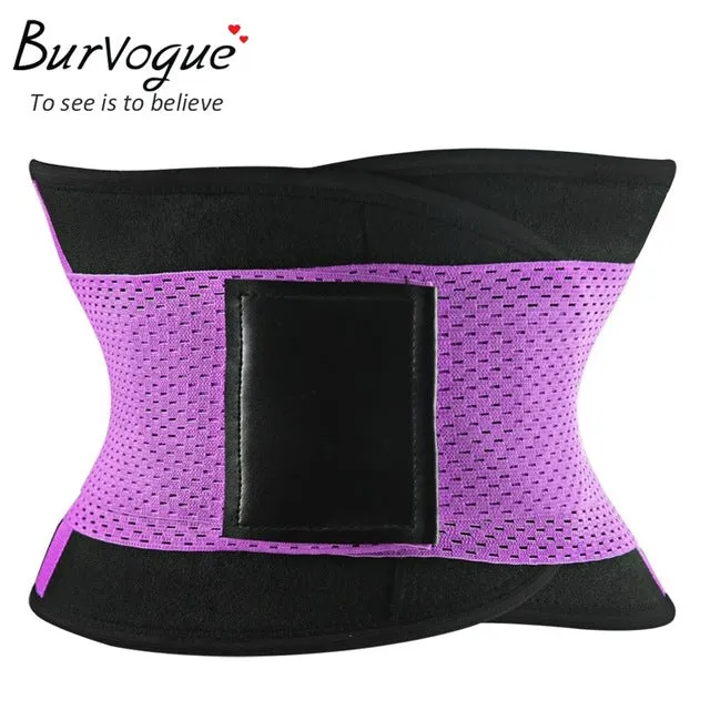 Burvogue Hot Shapers Women Body Shaper Slimming Waist Shaper Belt Girdles Firm Control Waist Trainer Cincher Plus size Shapewear