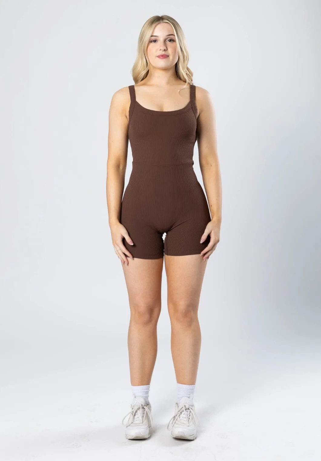 CloudRib™ Strappy Sculptseam™ Shortsuit Coconut