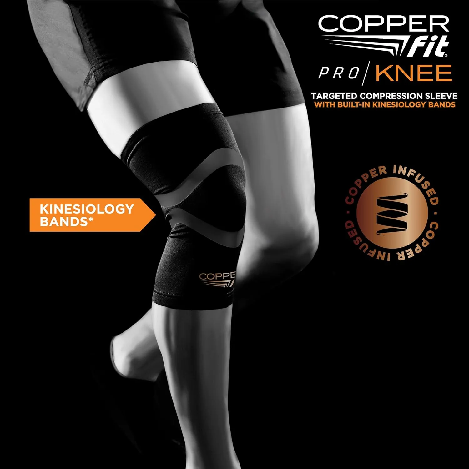 Copper Fit Pro Series Compression Knee Sleeve