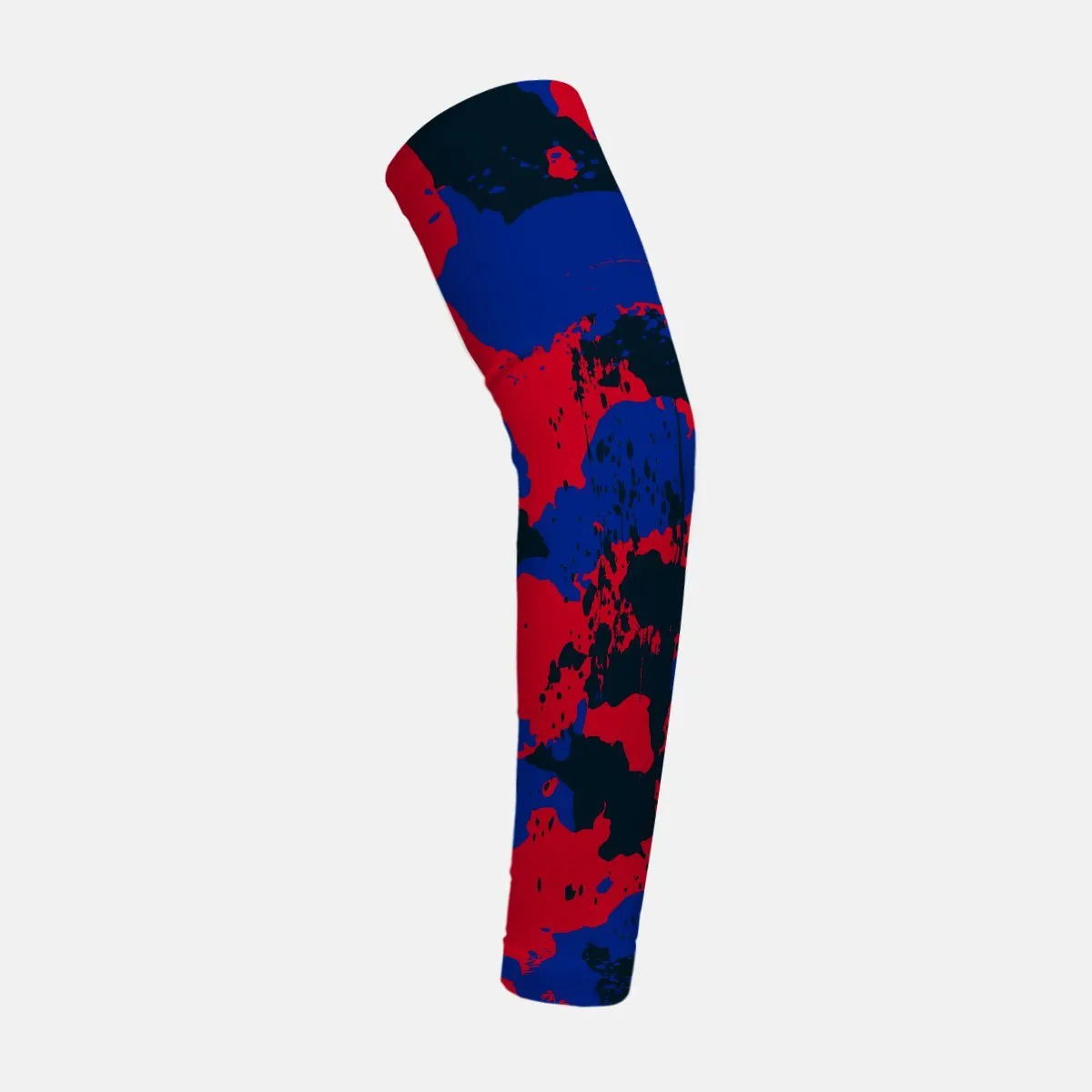 Corrosive Navy Blue Black Red Kids Arm Sleeve