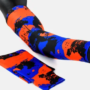 Corrosive Orange Black Blue Arm Sleeve