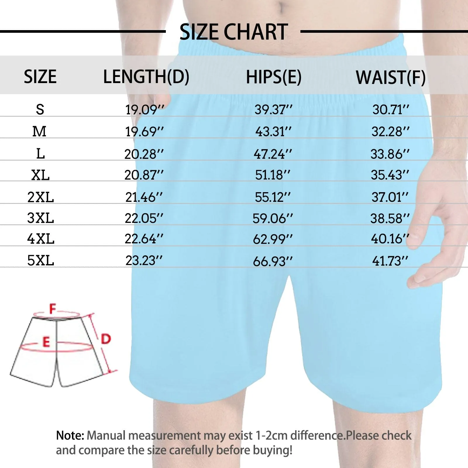 Custom Face Men's Pajama Shorts Personalized Face Sleepwear Shorts