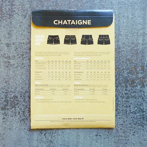 Deer & Doe Patterns : Chataigne Shorts