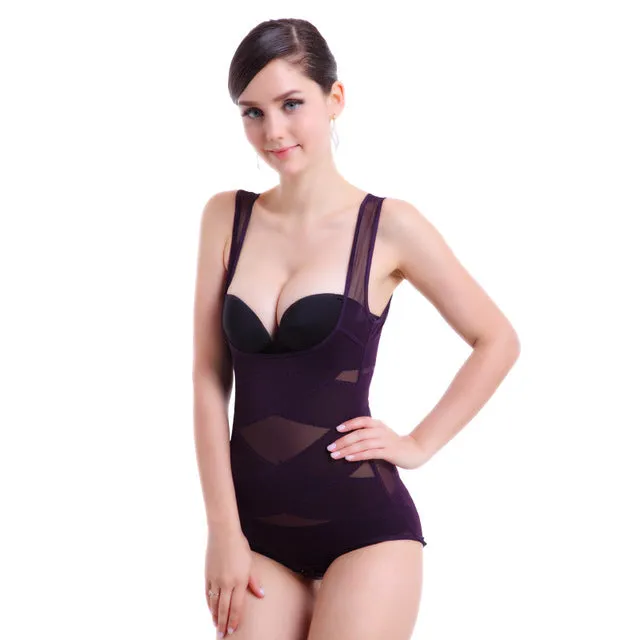 ERAEYE Women Sexy Siamese Corset Postpartum Thin Waist Slimming Bodysuit High Elastic Shapewear Underwear Body Shapers Corsets