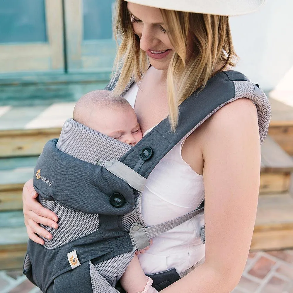 Ergobaby Infant Insert - Easy Snug Cool Air Mesh - Grey