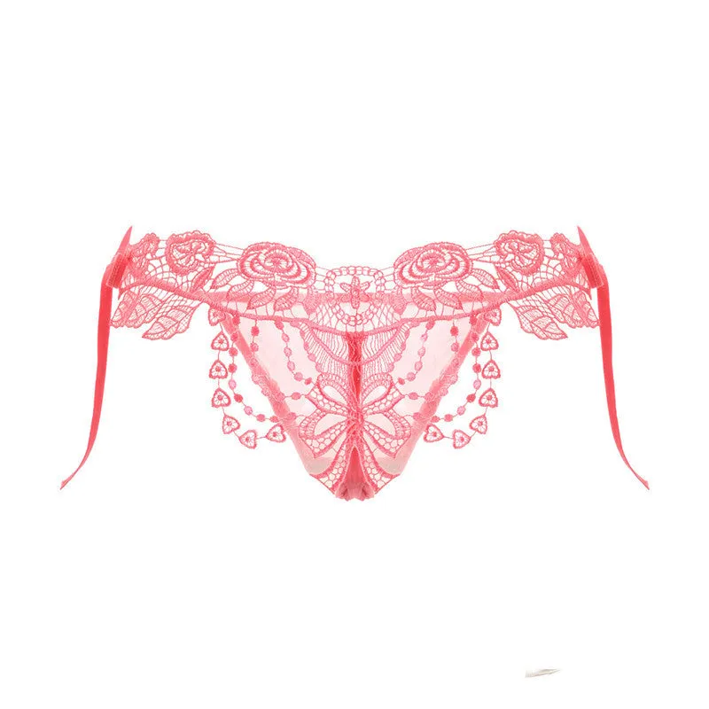 Erotic Lingerie Sexy Transparent Lace Large Size Panties