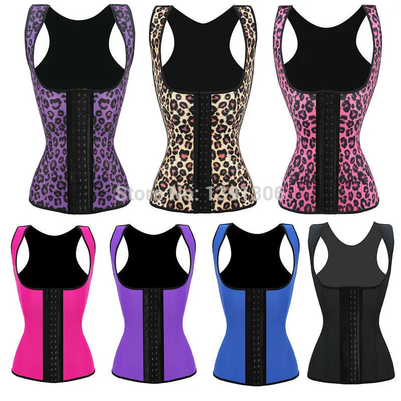 Free Shipping Latex Vest Waist Trainer Blet Waist Trainer Vest Hot Body Shaper Waist Cincher And Waist Trainer Corsets FY111