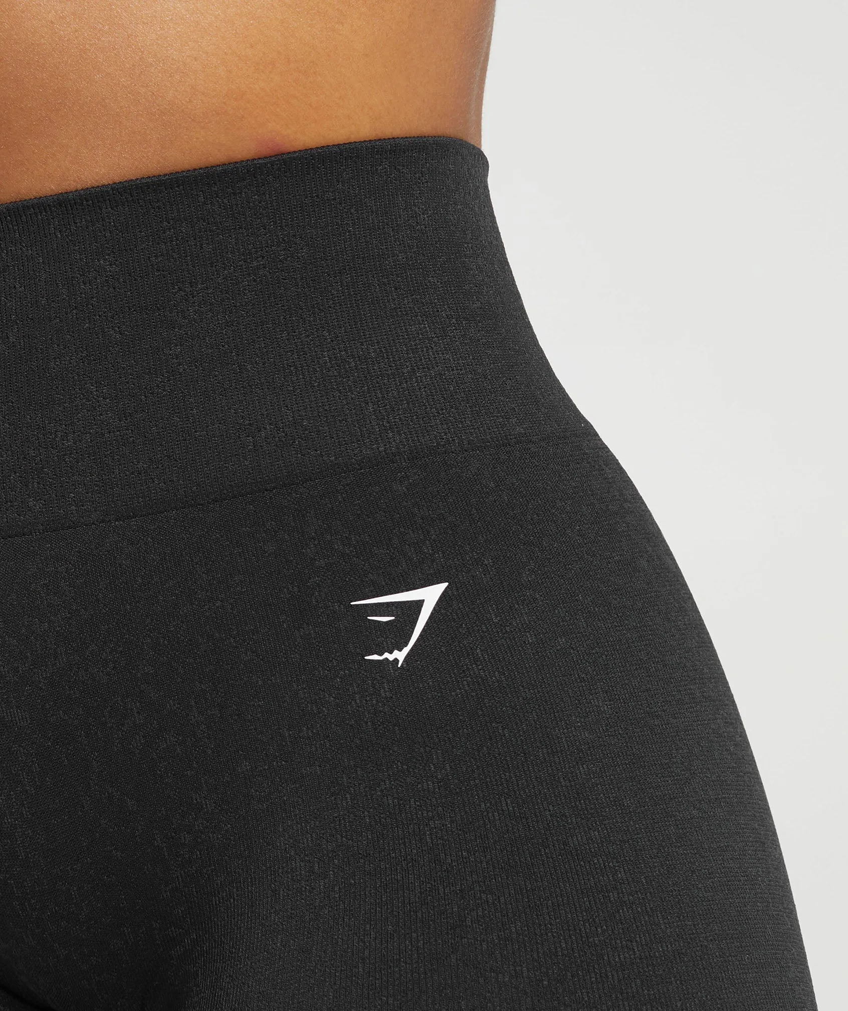 Gymshark Adapt Fleck Seamless Shorts - Black/Smokey Grey