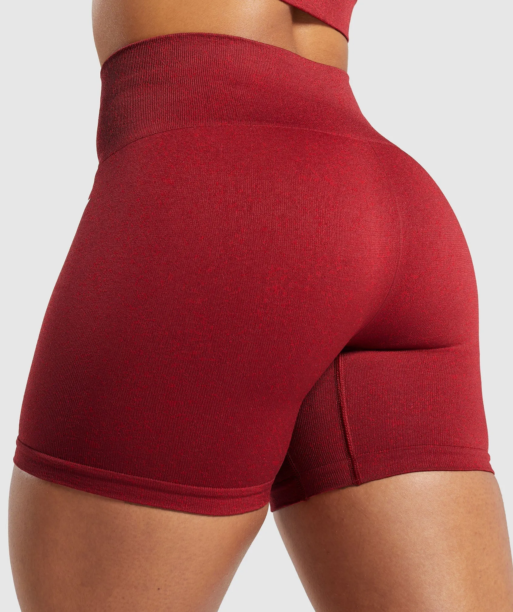 Gymshark Adapt Fleck Seamless Shorts - Reps Red/Conditioning Red