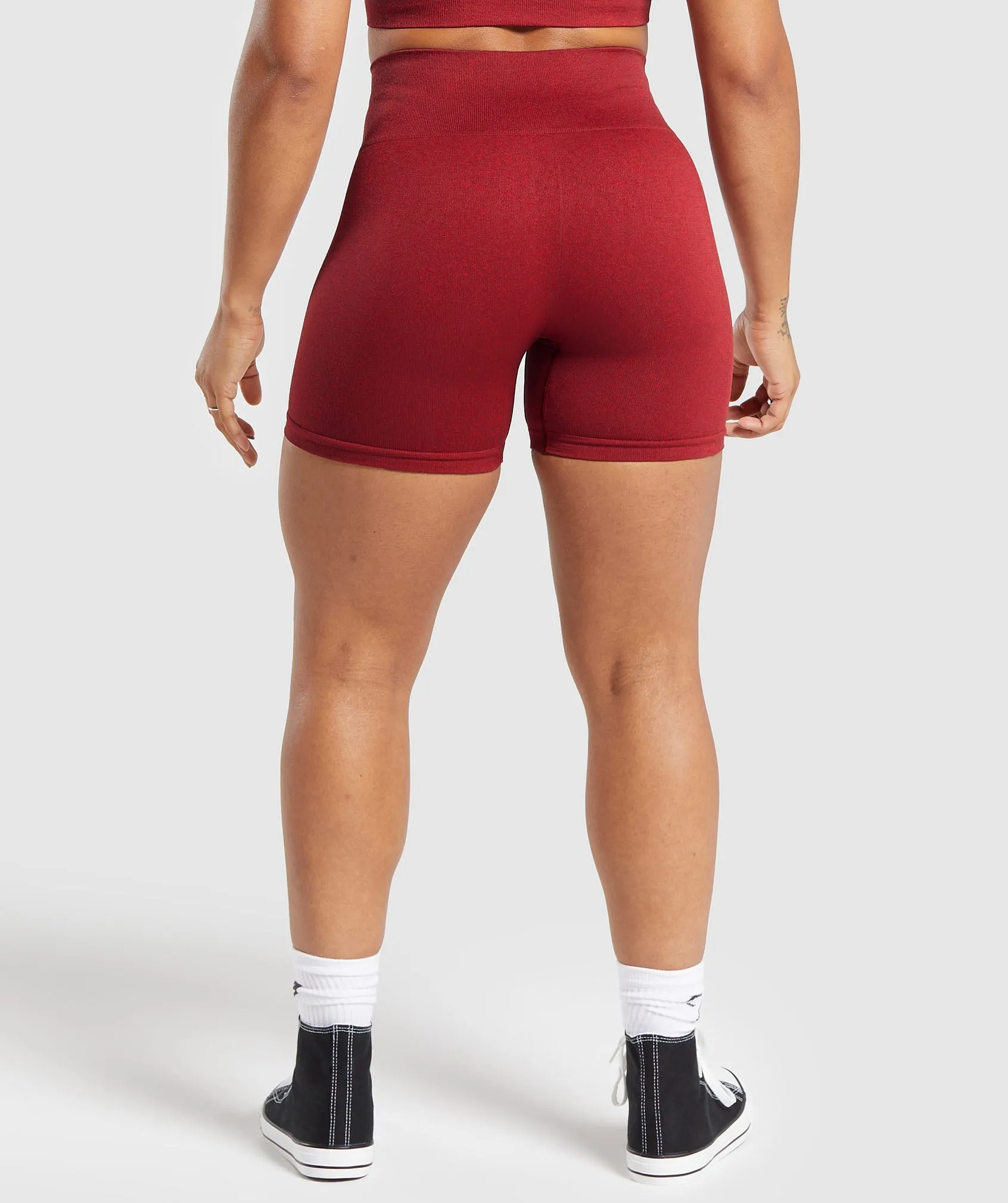 Gymshark Adapt Fleck Seamless Shorts - Reps Red/Conditioning Red