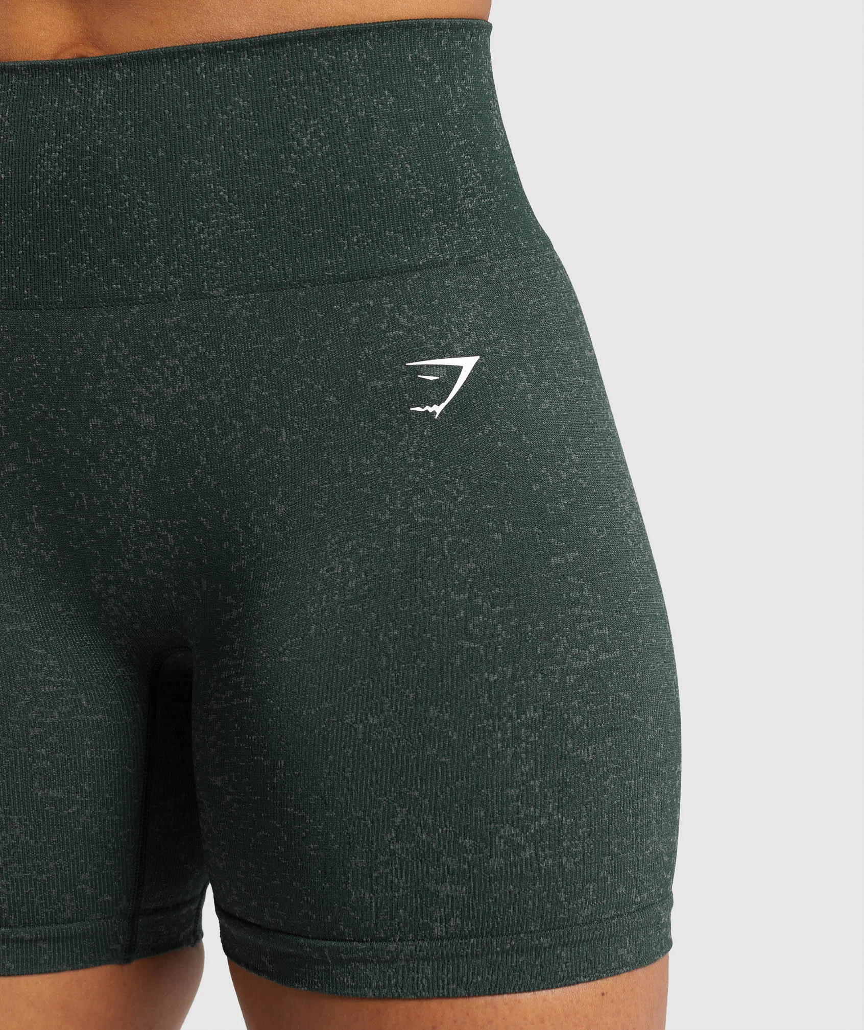 Gymshark Adapt Fleck Seamless Shorts - Victory Green/ Unit Green