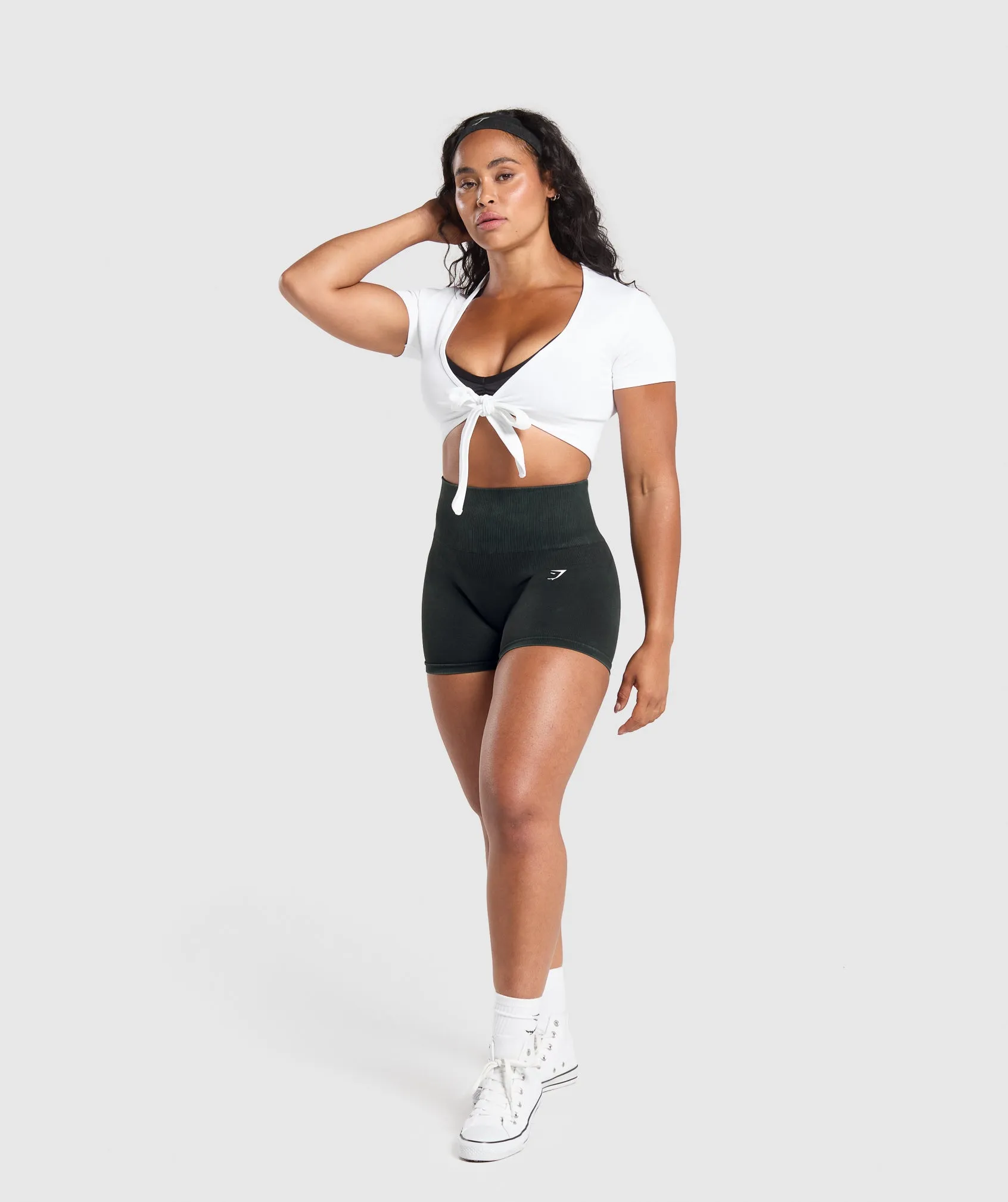 Gymshark Gains Seamless Shorts - Black