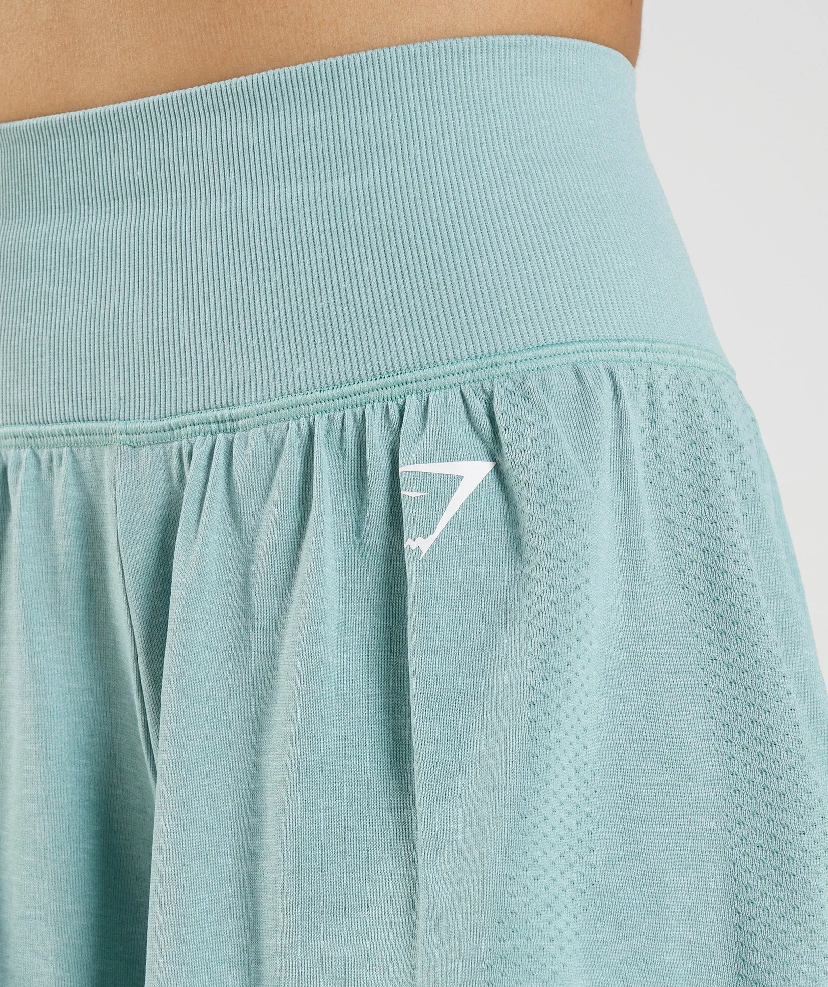 Gymshark Vital Seamless 2.0 2-in-1 Shorts - Pearl Blue Marl