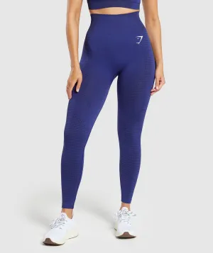 Gymshark Vital Seamless  2.0 Leggings - Cobalt Purple Marl