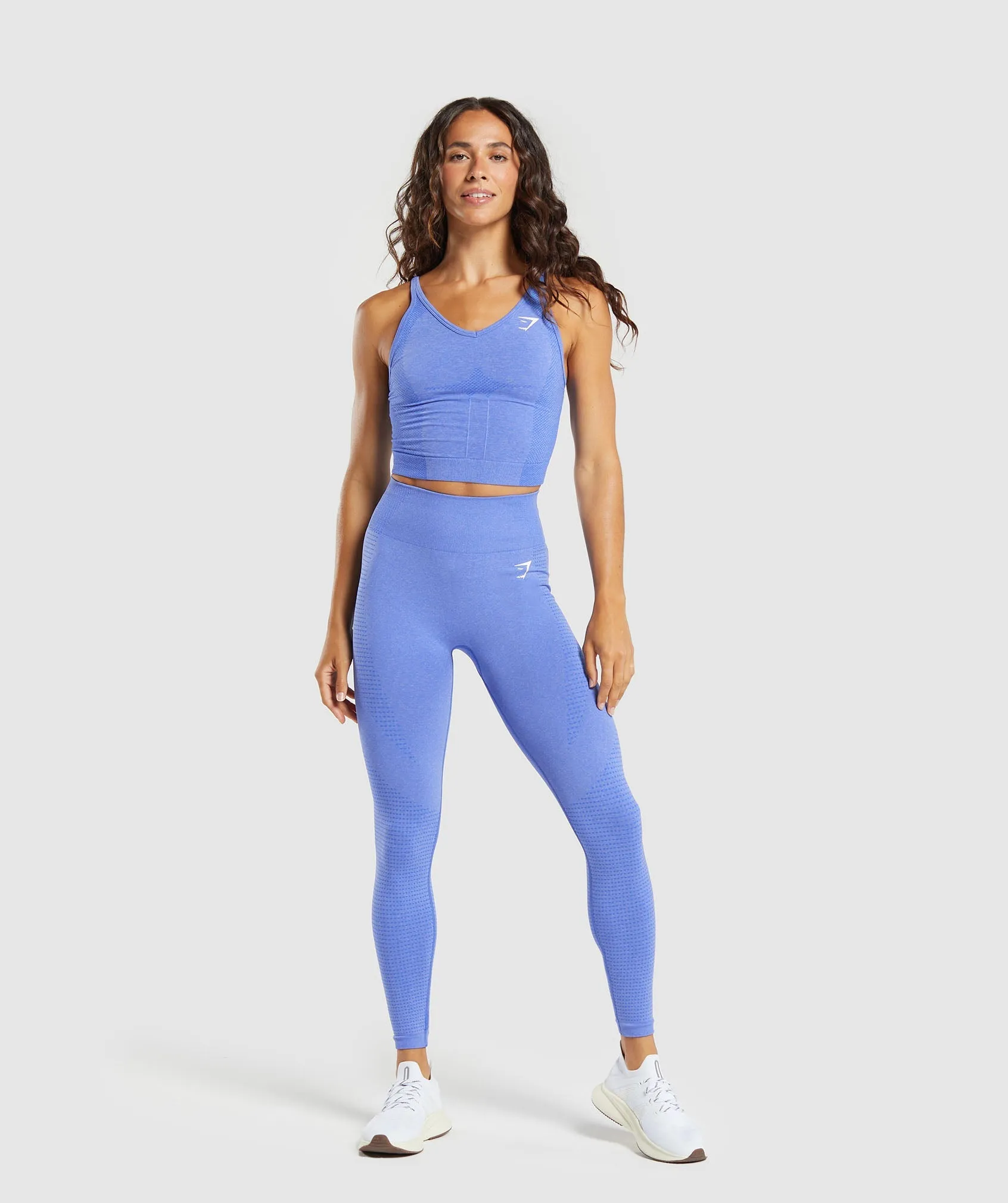 Gymshark Vital Seamless 2.0 Leggings - Lift Blue/ Marl