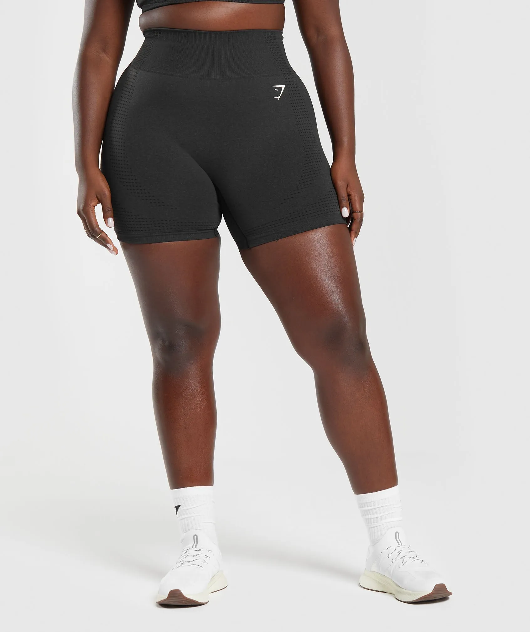 Gymshark Vital Seamless 2.0 Shorts - Black Marl