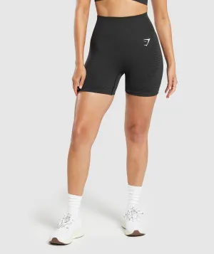 Gymshark Vital Seamless 2.0 Shorts - Black Marl