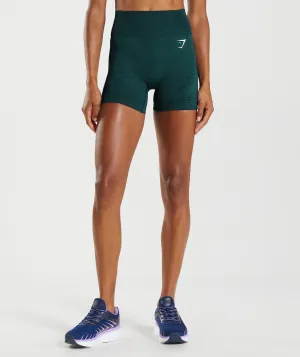 Gymshark Vital Seamless 2.0 Shorts - Deep Teal Marl