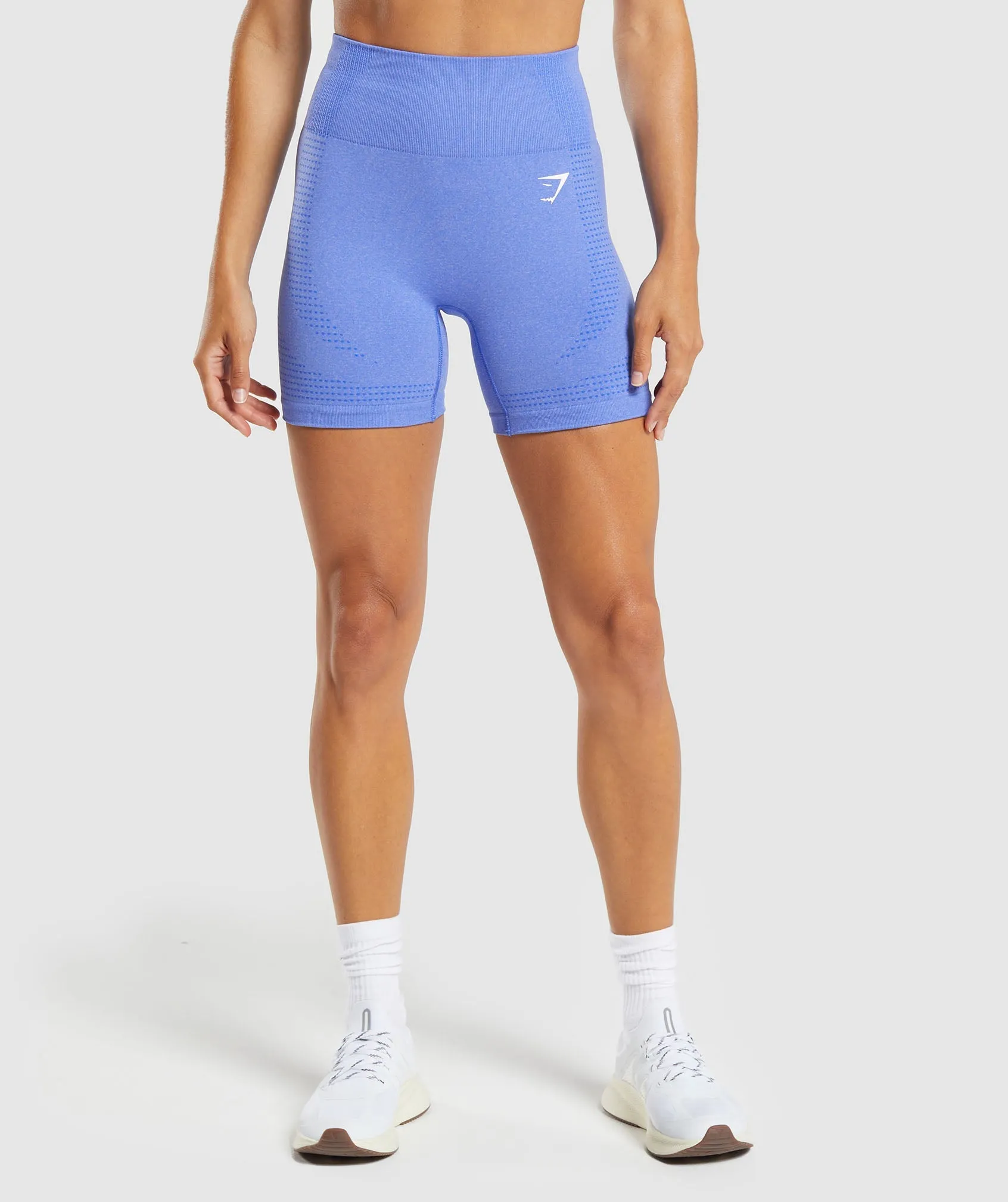 Gymshark Vital Seamless Shorts - Lift Blue/ Marl