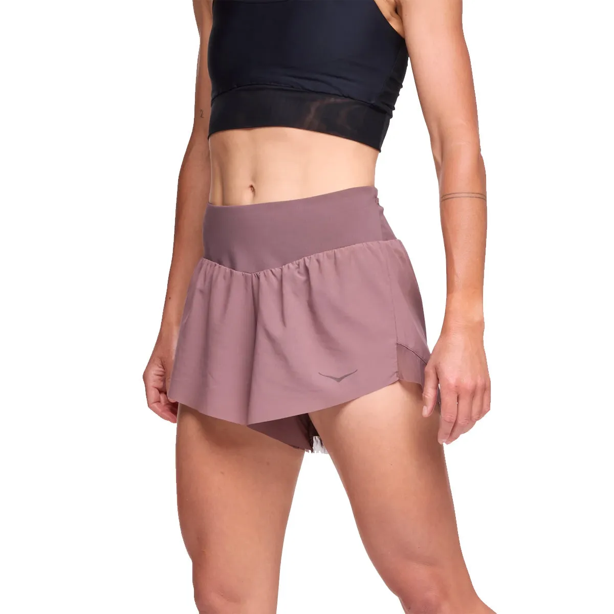 Hoka Glide 4 Short Womens | Smokey Quartz