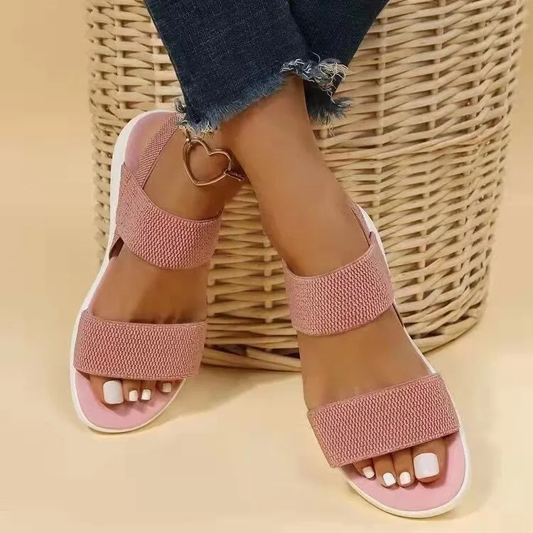 Ingrid Comfortable Elastic Band Sandals