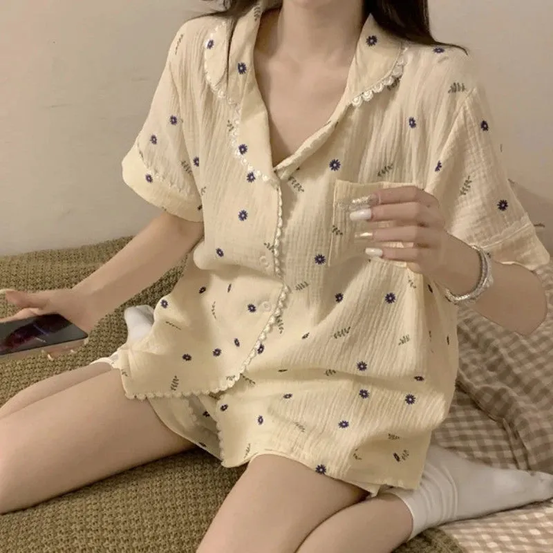 Kawaii Cute Summer Shirt / Shorts Pyjamas