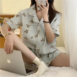 Kawaii Cute Summer Shirt / Shorts Pyjamas