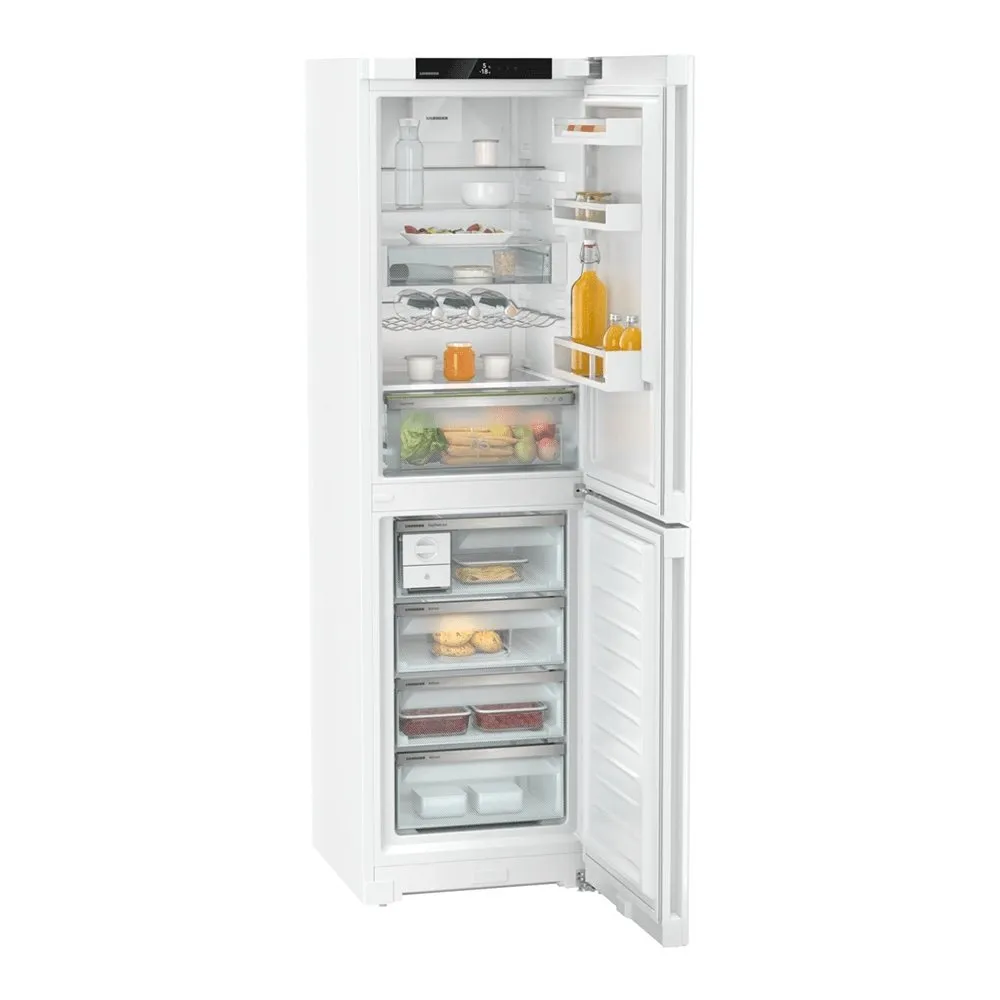 Liebherr CND5724 Plus 359 Litre Combined Fridge-Freezer, 4 Freezer Drawers, with NoFrost, EasyFresh- 59.7cm Wide, White