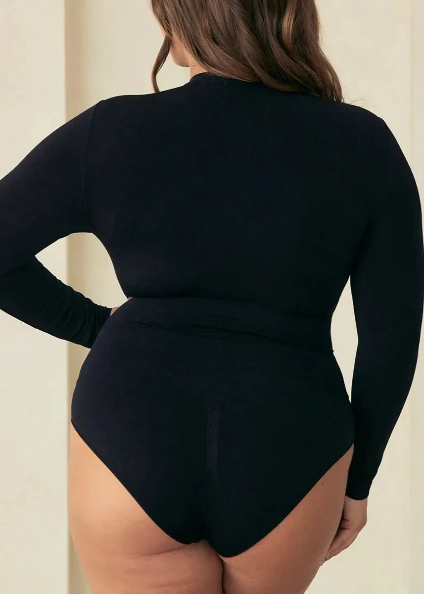 Long Sleeve Crew Neck Butter Sculpt® Seamless Shapewear Bodysuit