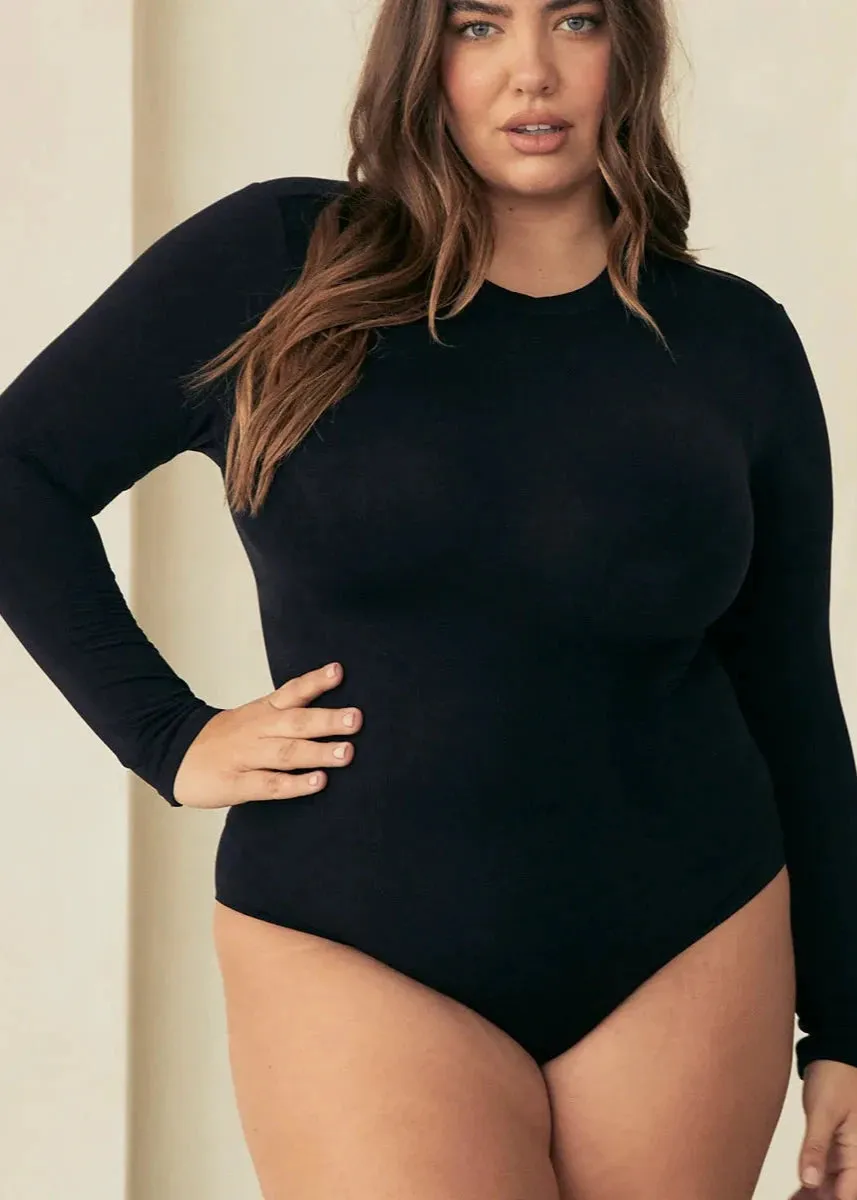 Long Sleeve Crew Neck Butter Sculpt® Seamless Shapewear Bodysuit