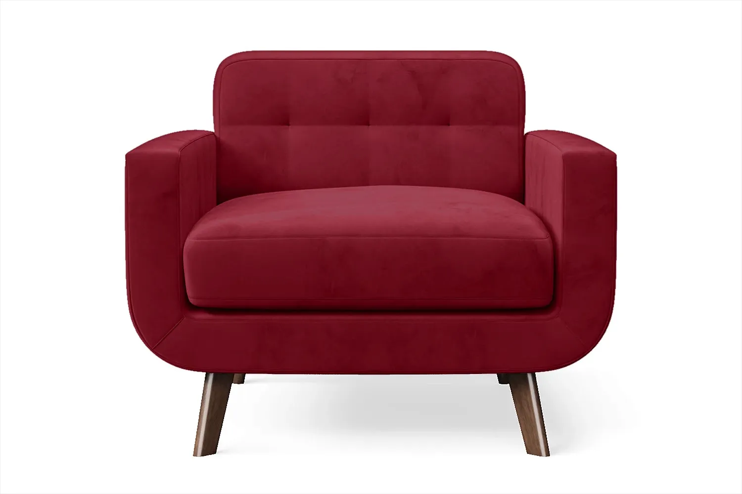 Marsela Armchair Red Velvet