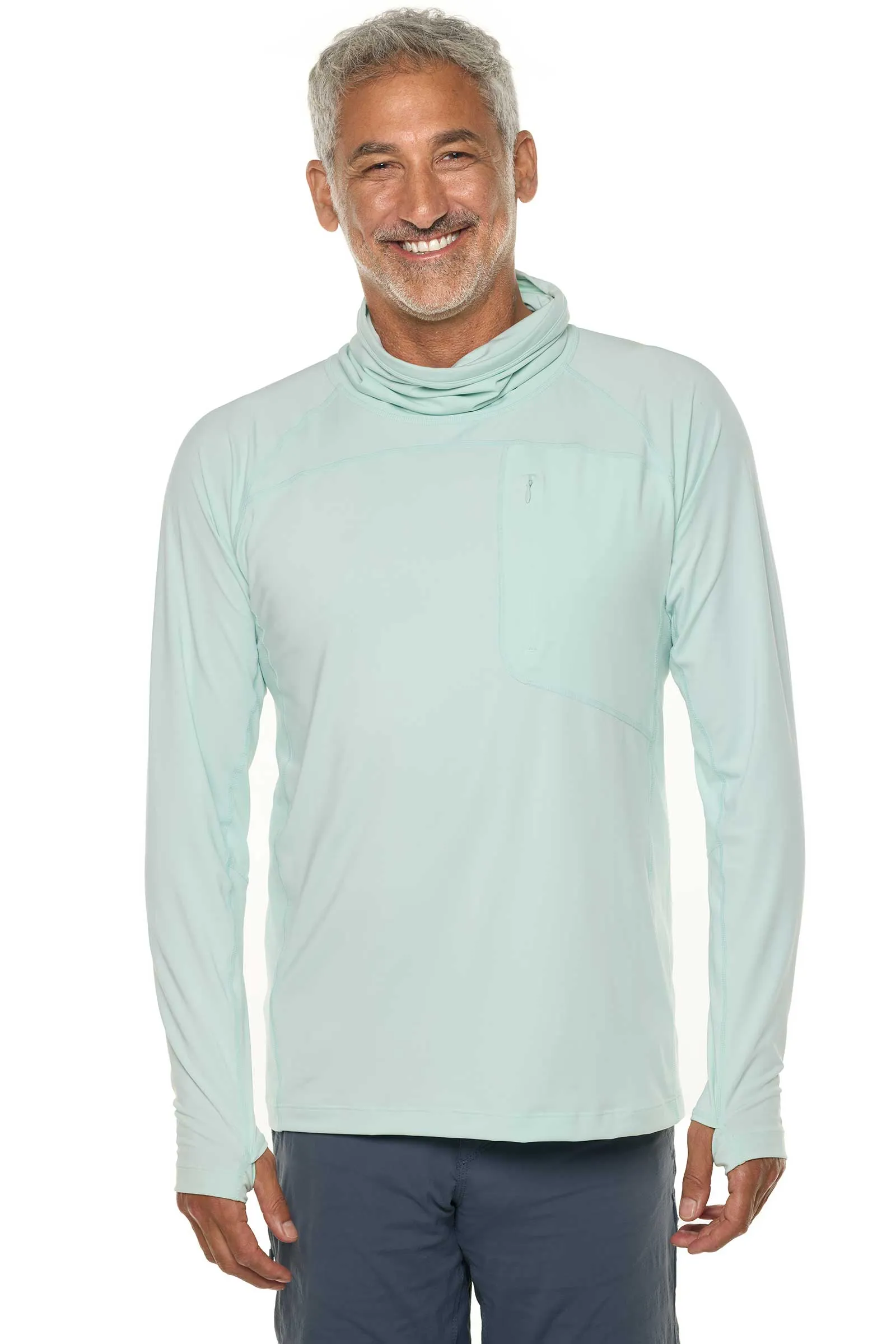 Men's Andros Fishing Tee  |  Misty Aqua